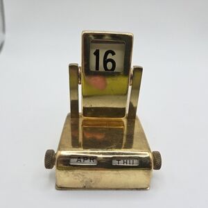 Vintage Gold Perpetual Calendar